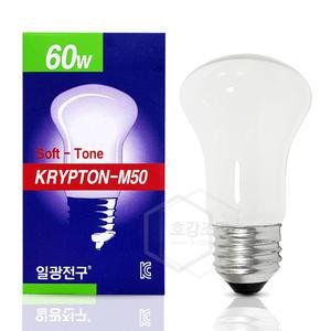 국내산 백열전구 크립톤 60W (220V)