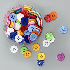 원형단추 혼합 15mm 단추 플라스틱 원형 꾸미기 모양