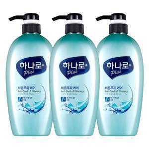 하나로 플러스 비듬 두피 케어 샴푸 680ml 3개