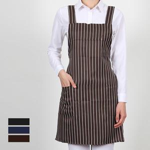 워크라인 스트라이프 H형 앞치마 (H형) / 공방 / 주방