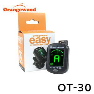 오렌지우드 튜너 OT30 기타 베이스 우쿨렐레 바이올린 튜닝기 / OT-30 클립 튜너