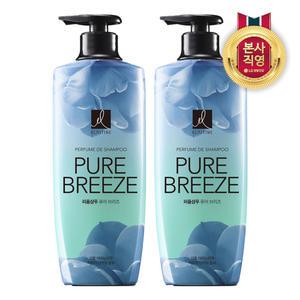 엘라스틴 퍼퓸 퓨어브리즈 샴푸 600ml 2개
