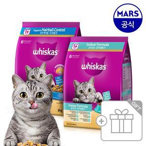 [위스카스] 포켓 3kg (헤어볼/실내묘) 고양이사료