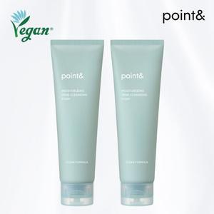 [포인트앤] point 비건 수분촉 약산성 베지 클렌징폼 150g X 2개