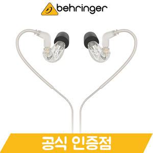 베링거 SD251-CL 모니터링 이어폰 스튜디오 모니터 인이어 이어폰 (클리어)