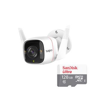 티피링크 Tapo C320WS+128GB MicroSD 메모리카드 CCTV 홈캠 패키지