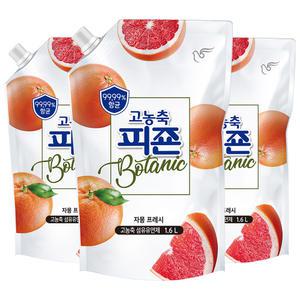 고농축피죤 보타닉 자몽프레시, 1600ml, 3개