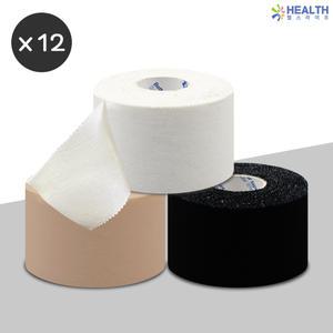 티에스 C테이프 3.8cm x 12m 12롤 스포츠 면테이프 손목 발목 근육 테이핑 H