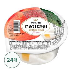 쁘띠첼 요거젤리복숭아 210g X 24개