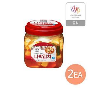 [종가]종가 담백한 나박김치1.2kg(PET) 2개