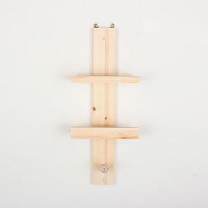 아트박스 디자인엔씨 원목간단일자걸이선반 WF124 디자인엔씨
