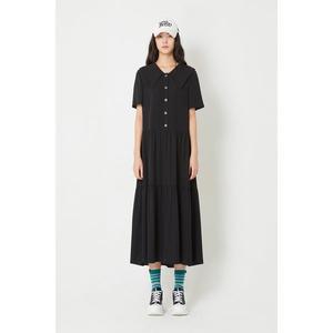 [럭키슈에뜨](센텀시티점) 셔링 반소매 롱 원피스 온라인전용 (LQDAM25500)