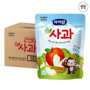 일동후디스 유아간식 아이얌 동결건조 과일칩 순사과 15g 10개