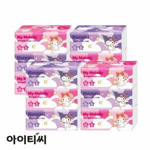 [하프클럽/]마이멜로디 쿠로미 3겹 팝업 미용티슈(110매) 12팩