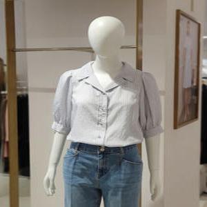 [에꼴드파리] 스트라이프 블라우스 M08RB35WBAM08Z