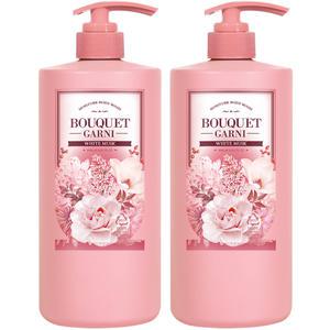 부케가르니 모이스처 바디워시 화이트머스크 1000ml 2개입