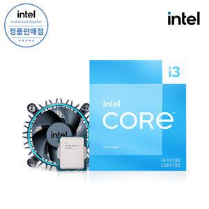 인텔 CPU 코어 i3-13세대 13100 랩터레이크