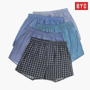 BYC 남자 프리미엄 순면 트렁크 5종세트BT02