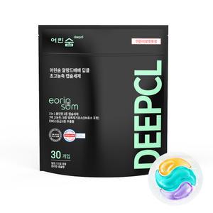 어린숨 알랑드베베 딥클 초고농축 3in1 캡슐세제 30개입