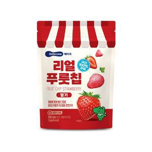 [베베쿡] 리얼푸룻칩 딸기(1봉)