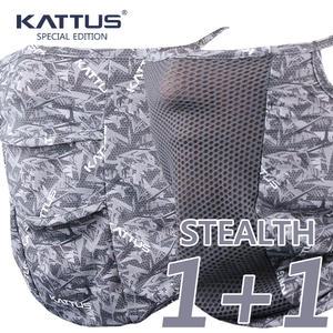 KATTUS 스텔스 2 in 1 2PCS 고급형 쿨 냉감 바라클라바 오토바이마스크 자외선차단 메쉬 자전거 복면 낚시 멀티스카프 쿨햇빛가리개 쿨링 햇빛가리개