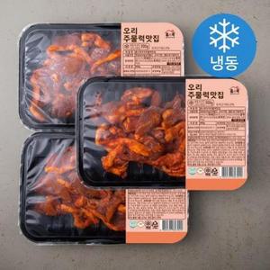 홈스쿡 오리 주물럭맛집 (냉동) 300g, 3팩 one option
