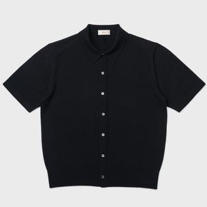 24SS Essential collar cardigan Black