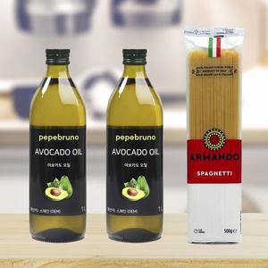 [하프클럽/] (아보카도 오일 1L x 2 아르만도 스파게티 500g) 실속세트 F