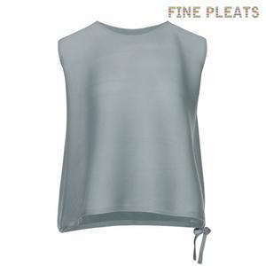 [FINE PLEATS] 피네 플리츠 민소매 스트링 탑 라이트 민트