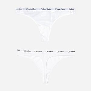 [캘빈클라인]캘빈클라인 CK 여성 코튼 티팬티 T팬티 통팬티 화이트