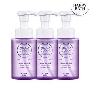 해피바스 마이크로 클린 딥 버블 클렌징폼 300ml 3입