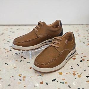 [ELCANTO]엘칸토공식몰 HC04 남성 소가죽 밴딩 캐주얼화  카멜 2.5CM  LCMC25U513-37 (S31157650)