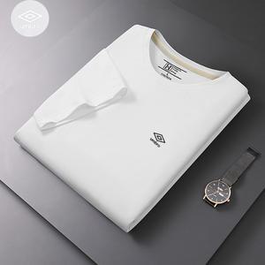 수 놓은 Umbro 2025 뉴 여름 폴로 셔츠 빠른 건조 남성용 반팔 탑 비즈니스 캐주얼 티셔츠