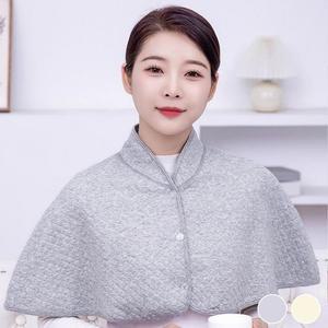 [JHQSRJDV_52JA]숄 어깨 케이프 보온 단추 망토