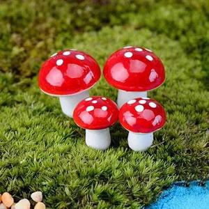 야외벤치 소형 버섯 공예 냄비 장식 원예 풍경 다육이 분재 DIY 홈 인테리어 액세서리 20
