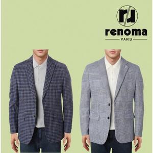 [롯데백화점]레노마 SS 레노마 봄여름 2종택일 체크가 멋스러운 스트레치 자켓 ROJMBJ00ADG