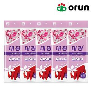 [NS홈쇼핑]대광 기모 고무장갑 레드Free공용 X 5개[35098296]
