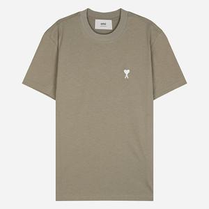 아미 5S HTS060 724 375 하트 로고 반팔 티셔츠 로리에