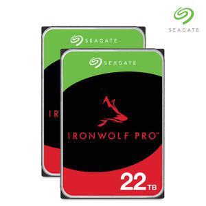씨게이트 아이언울프 프로 22TB ST22000NT001 패키지 2pack