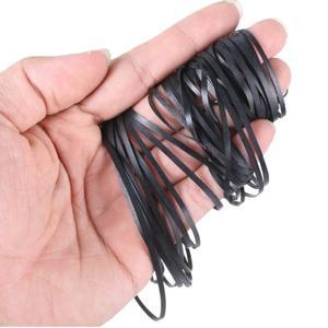 카세트 테이프 레코더  플레이어용 교체 고무 벨트 키트 다양한 크기 1mm 2mm 3mm 180 개 200 개