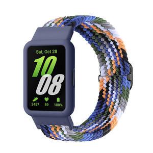 시계 스트랩  케이스 Samsung Galaxy Fit3 Fit 3 나일론 통기성 손목 밴드 팔찌 SmartWatch Watchband 탄력