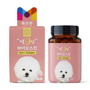 목우촌 펫 9단 강아지 피부 습진 아토피 스킨 영양제 100g