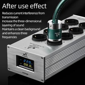 방향제 차량용 하이엔드 HiFi EU 전원 필터 특정 소켓 멀티탭 간섭 방지 PA 오디오 청정기 장비용