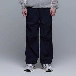 [공식] 내셔널지오그래픽 N242MPT060 경량 베이직 와이드팬츠 CARBON BLACK