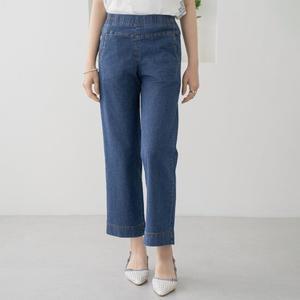 엄마옷 마담4060 스위티테잎데님팬츠 데일리 여성바지 -ZPN2505022-