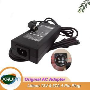 정품 LiteOn AC/DC 어댑터 전원 공급 장치 PA-1081-01 DC 12V 6.67A 4핀 플러그 원본