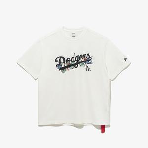 갤러리아 [뉴에라]MLB LA 다저스 플라워 스크립트 티셔츠 오프 화이트 14679825