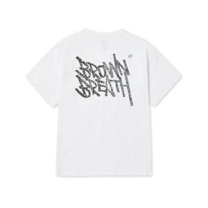 [브라운브레스] BROWNBREATH PAISLEY TAG TEE - WHITE BKMMSTN01