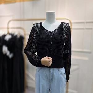 레이어드 나시 가디건 세트 ER2JK504BK