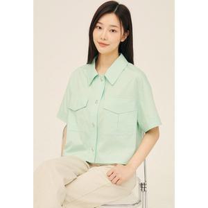 [JJ지고트](의정부점)루즈핏 포켓 셔츠 블라우스GP5A0BL801